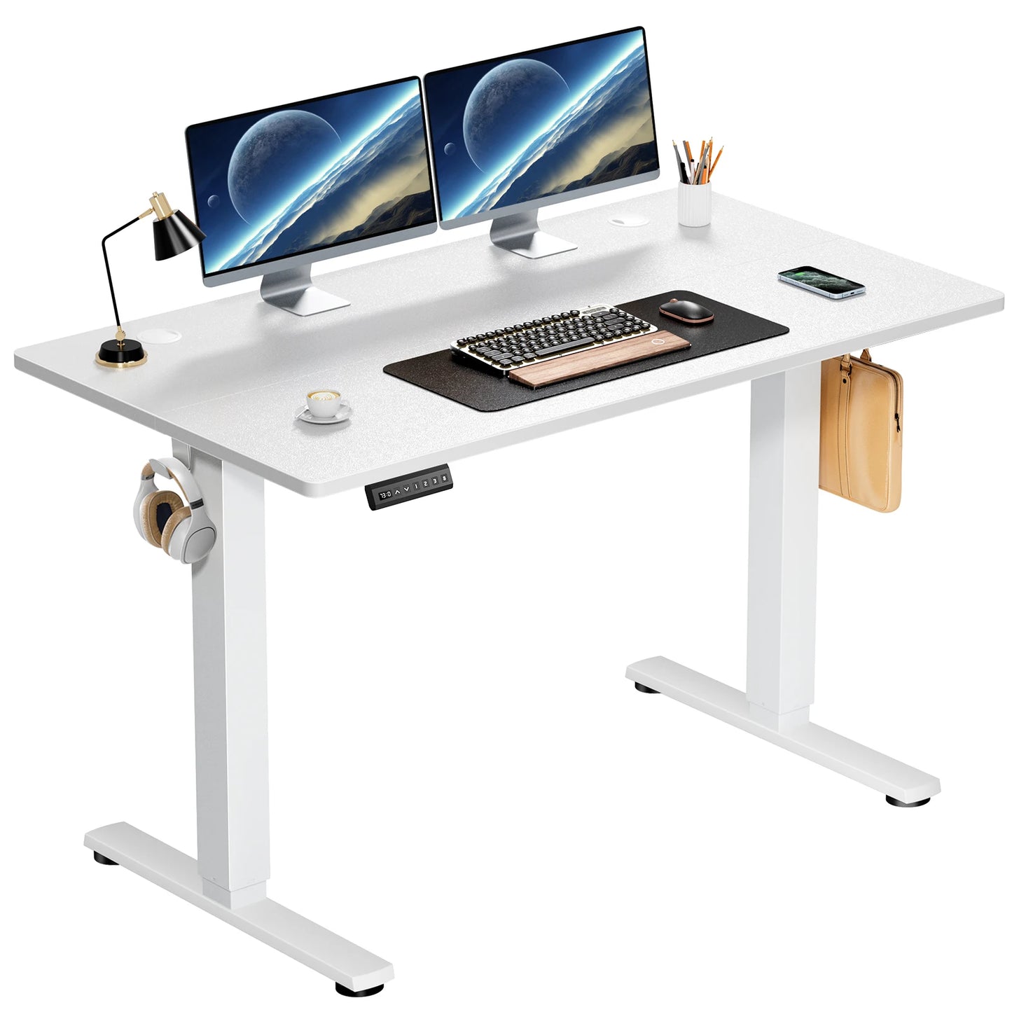 Electric Standing Desk, Height Adjustable, Stand or Sit