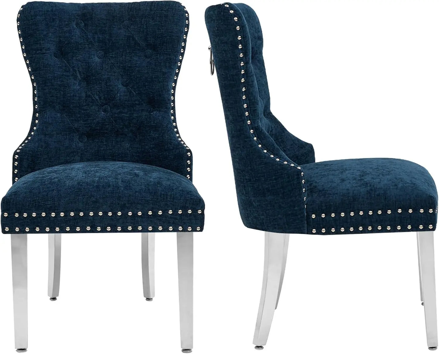 Tufted PU Leather Dining Chairs