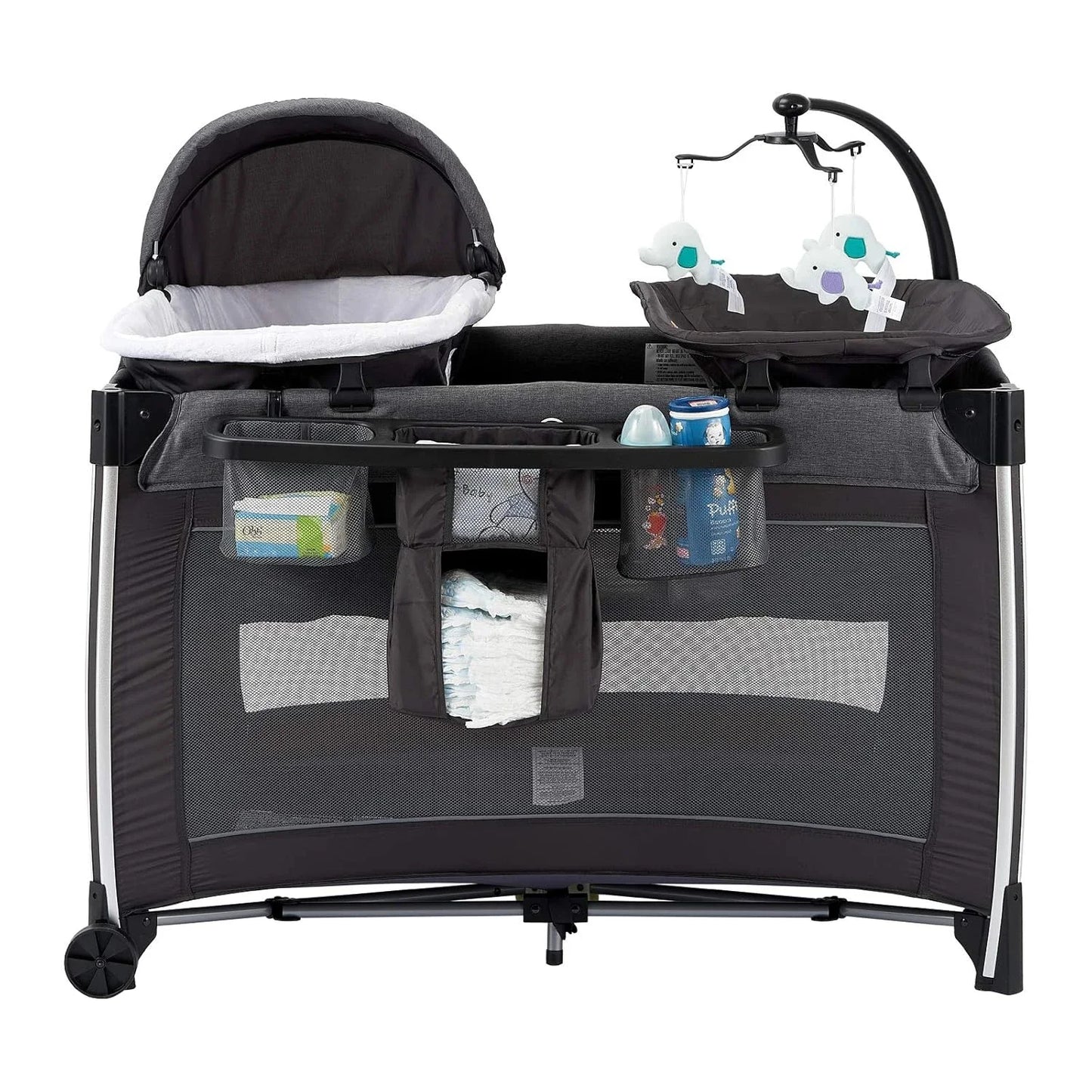 4 in 1 Portable Baby Crib Deluxe Nursery Center