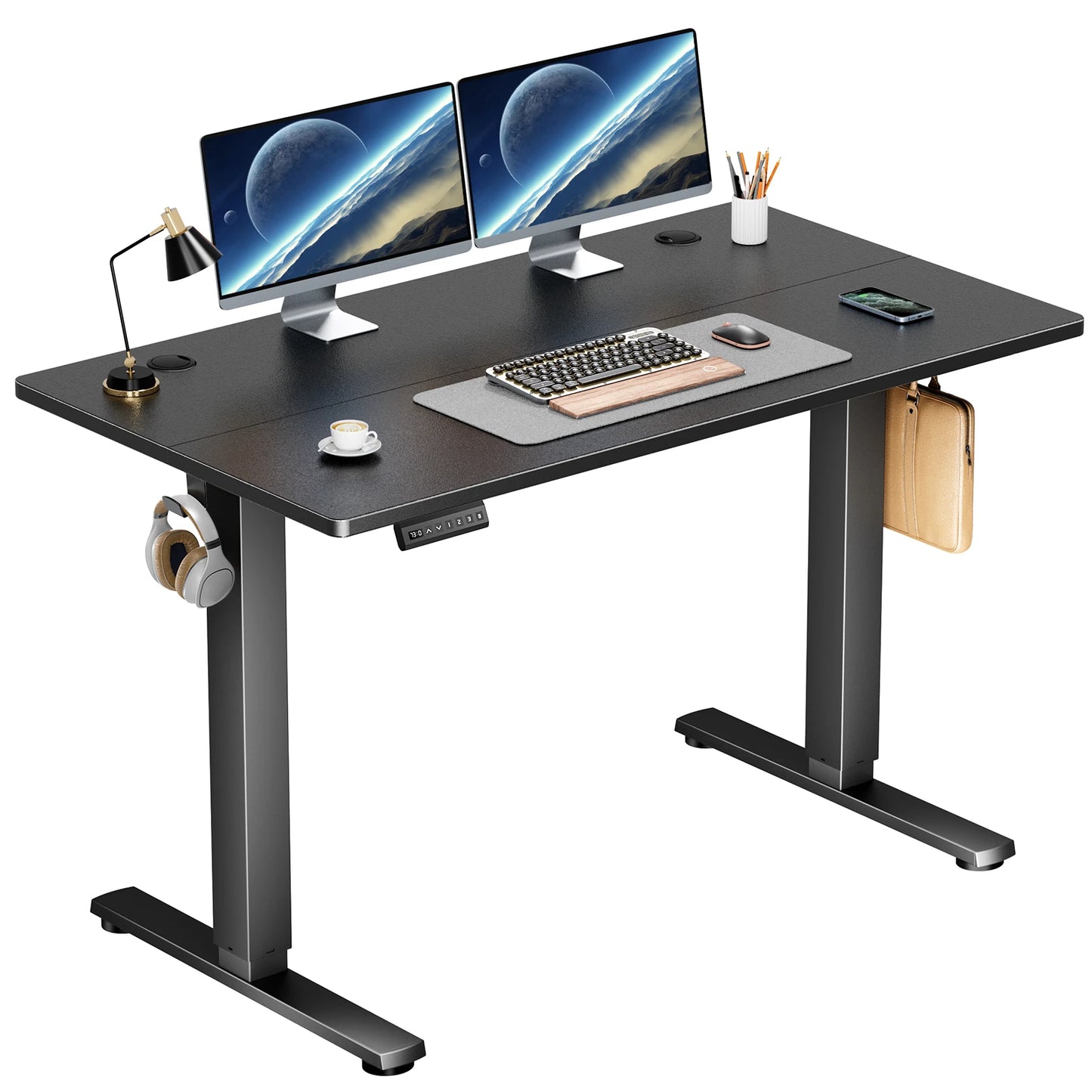 Electric Standing Desk, Height Adjustable, Stand or Sit