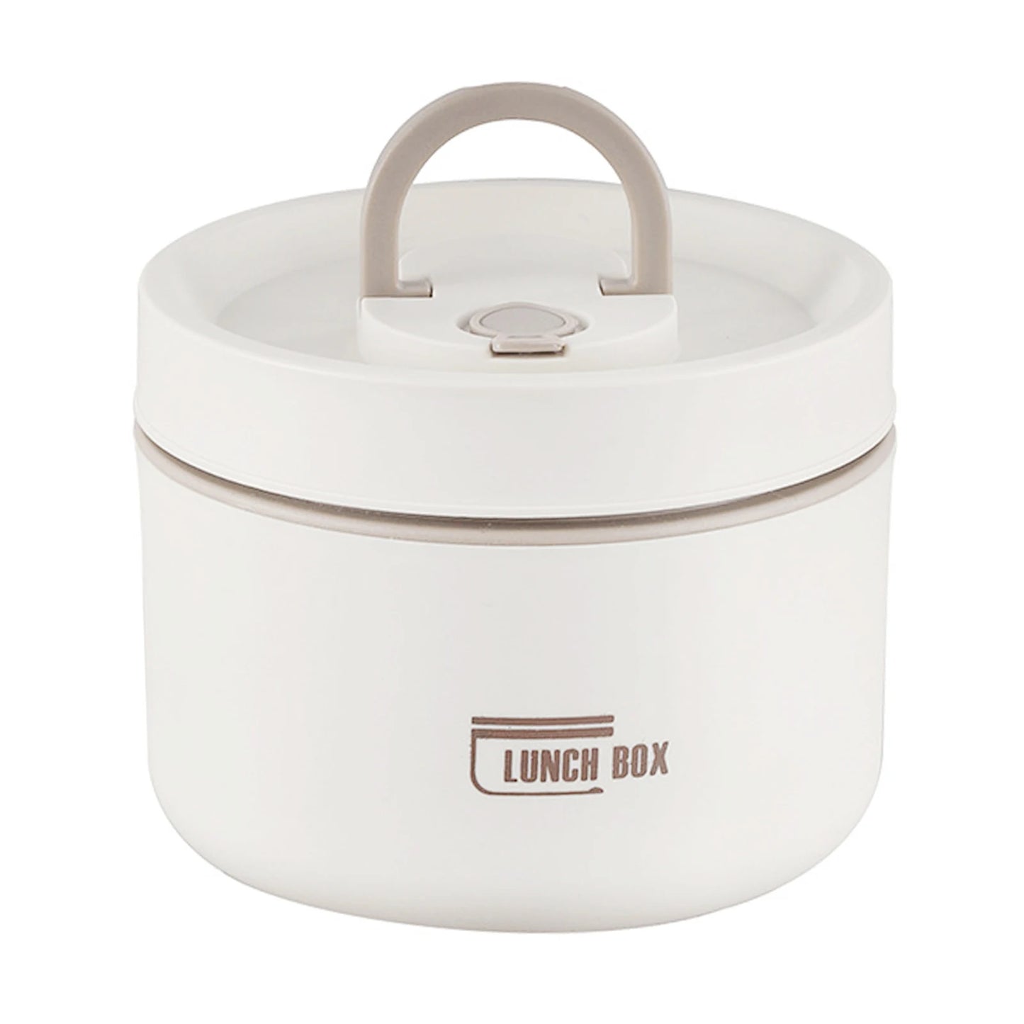 Round Thermal Lunch Box with Leakproof Lid