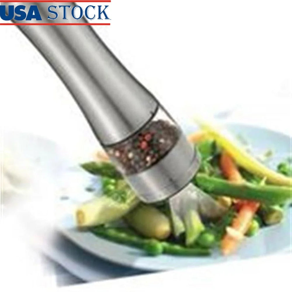 Automatic Stainless-Steel Pepper/Salt Mill Grinder