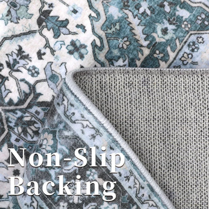8' x 10' Vintage Medallion Area Rug