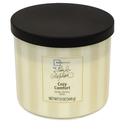 Aromatic 3-Wick Candle, Vanilla, Jasmine and Musk