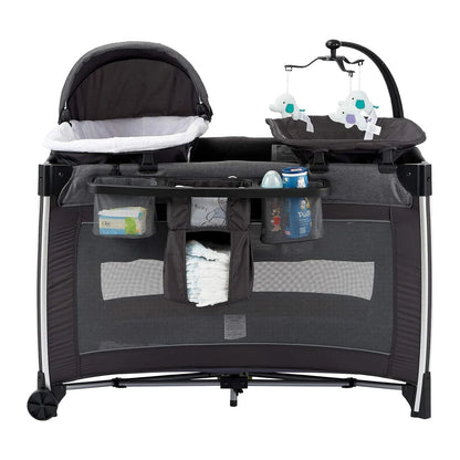 4 in 1 Portable Baby Crib Deluxe Nursery Center