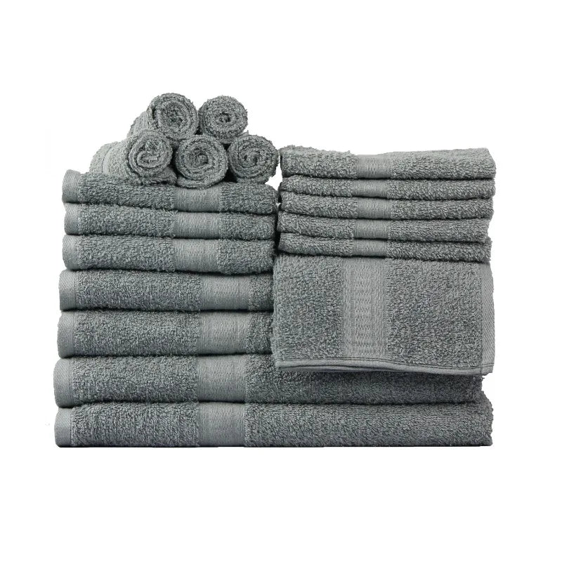 18-Piece 100% Cotton Super Absorbent Towel Set