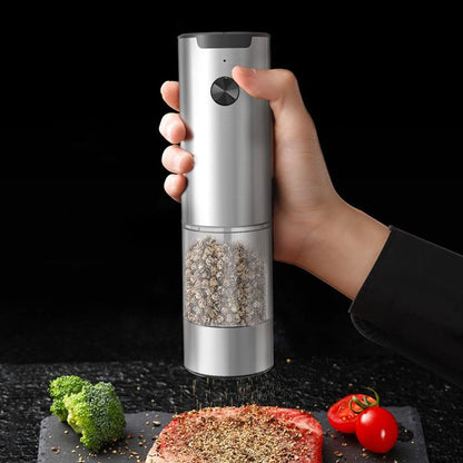Electric Salt and Pepper Grinder Set (2 Pack)
