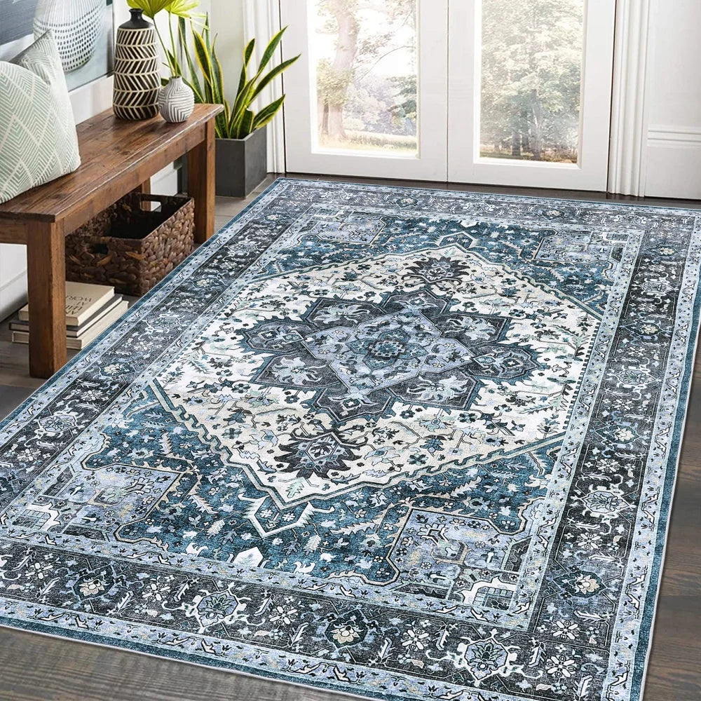 8' x 10' Vintage Medallion Area Rug