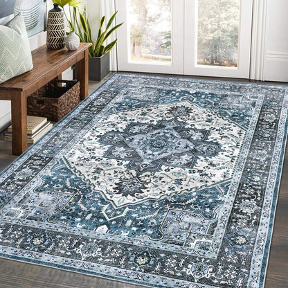 8' x 10' Vintage Medallion Area Rug