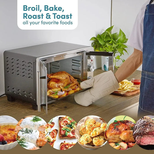Multi-Function Double French Door Toaster Oven