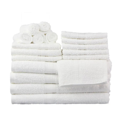 18-Piece 100% Cotton Super Absorbent Towel Set
