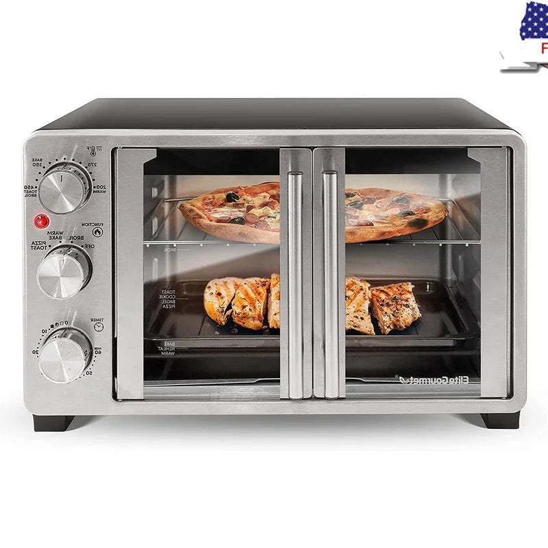 Multi-Function Double French Door Toaster Oven