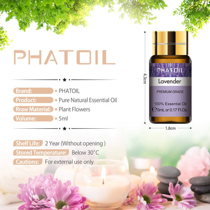 15 Piece Essential Oils Set, Natural Plant Aroma