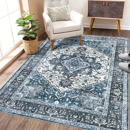 8' x 10' Vintage Medallion Area Rug
