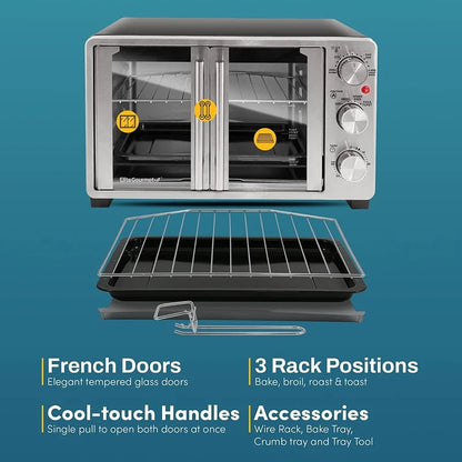 Multi-Function Double French Door Toaster Oven