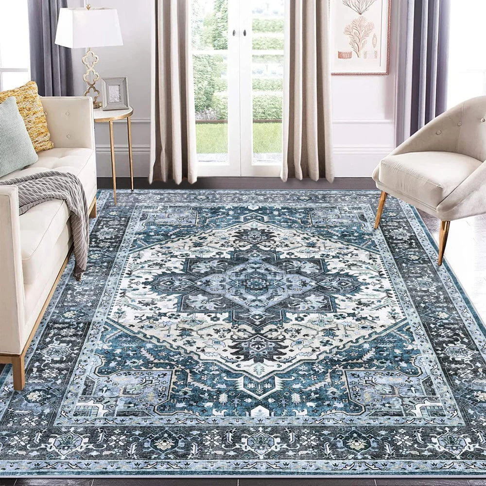 8' x 10' Vintage Medallion Area Rug