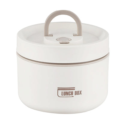 Round Thermal Lunch Box with Leakproof Lid