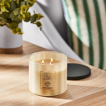 Aromatic 3-Wick Candle, Vanilla, Jasmine and Musk